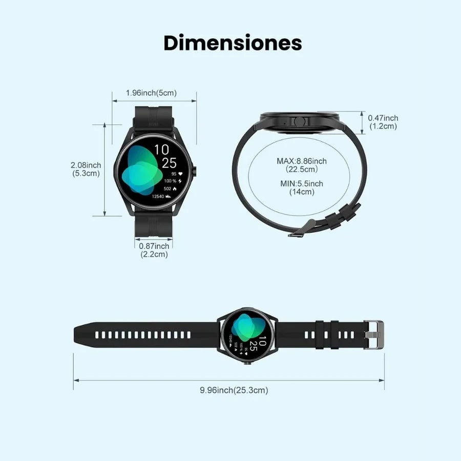 Smartwatch G-Tide R3 - Estilo, funcionalidad y tecnología